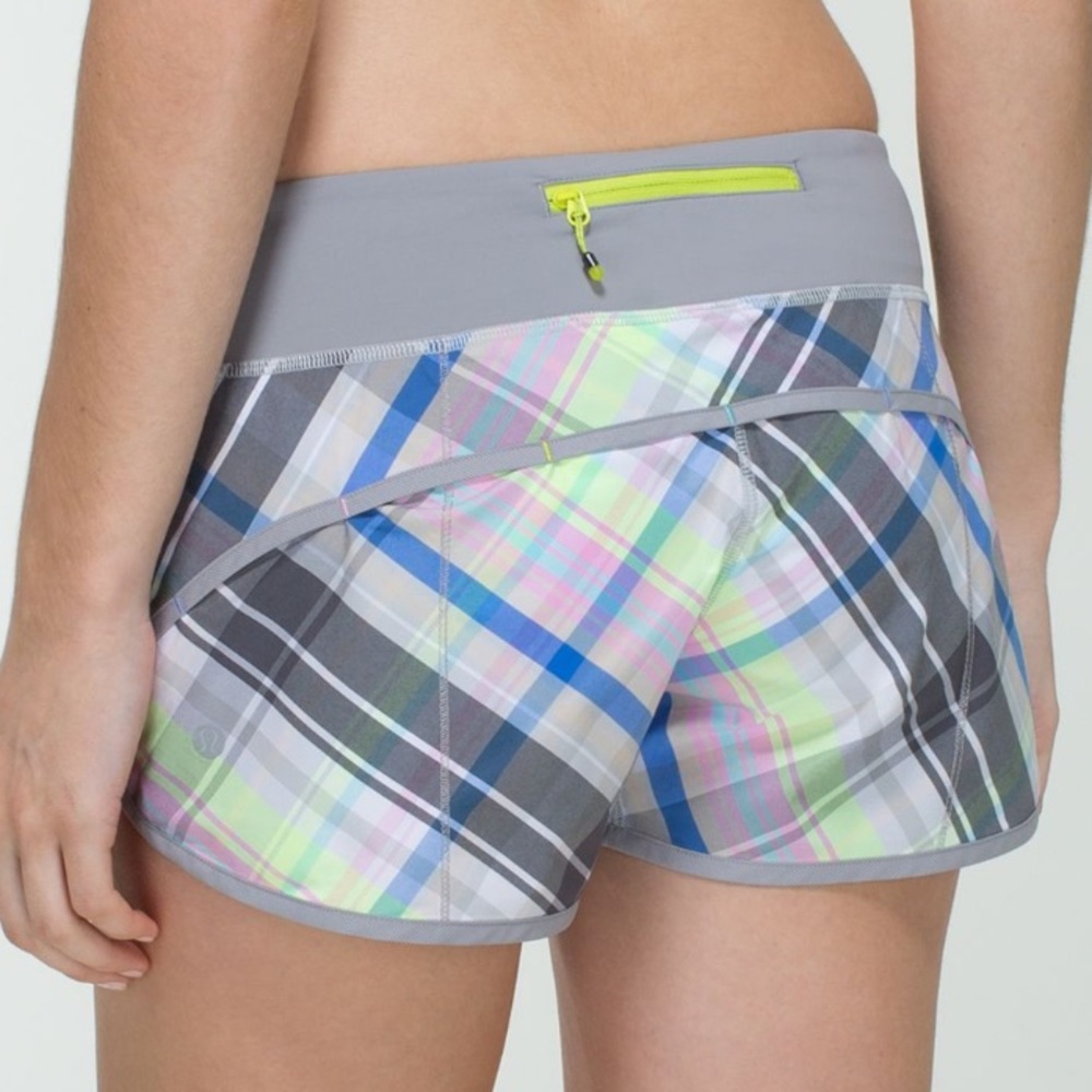 Lululemon Athletica Gray Athletic Shorts for Active Wear